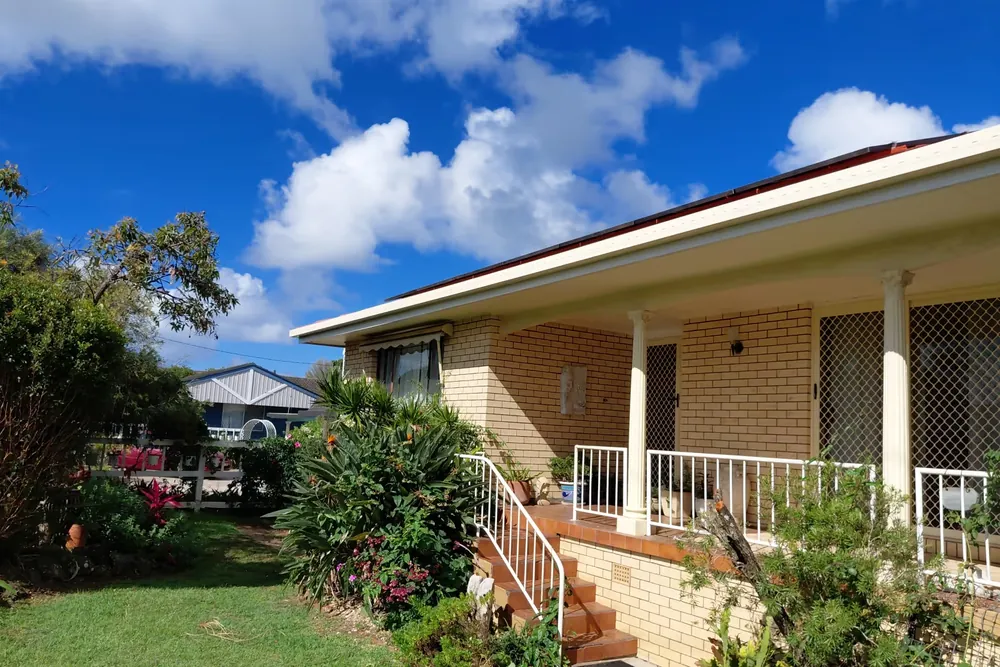 Guttering and roofing work on a home in Ballina