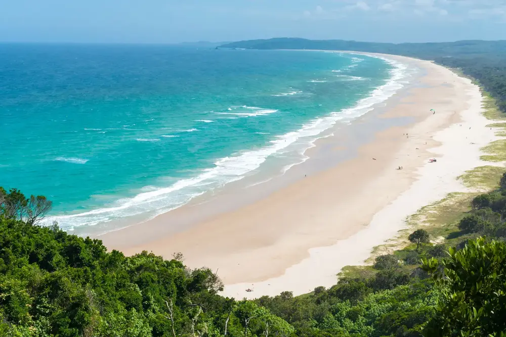 Byron Bay beach and coastal headland