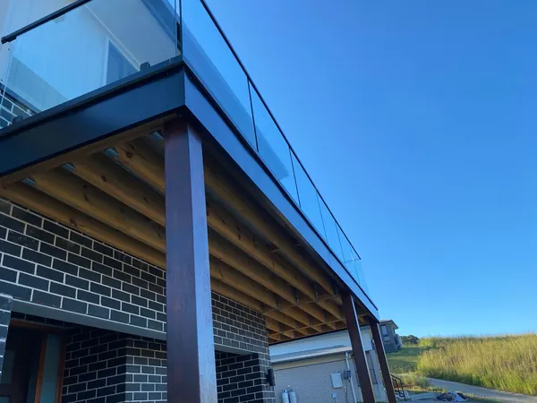 New fascia and gutter finished cleanly along a roofline