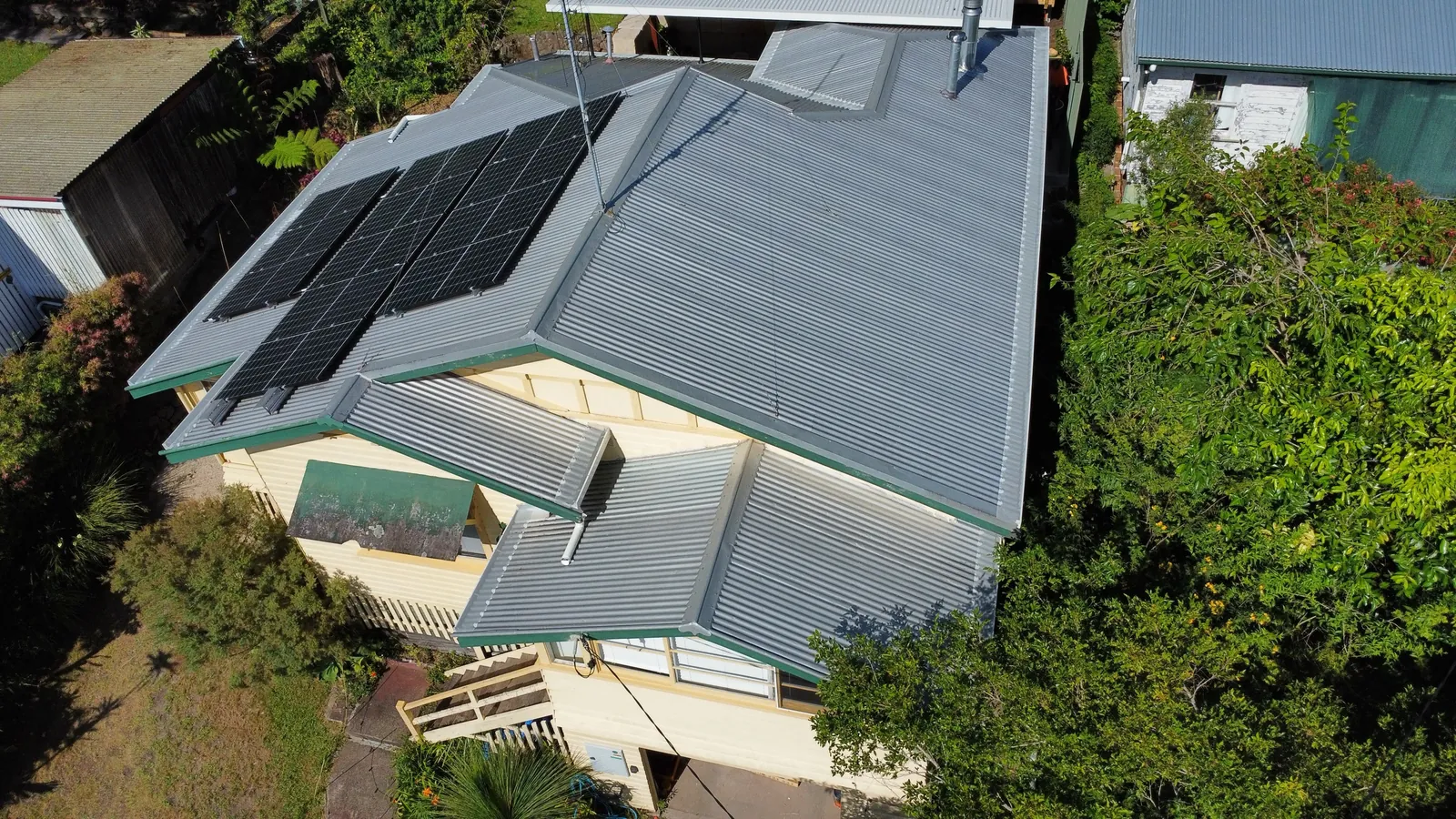 COLORBOND steel roof on a Northern Rivers home